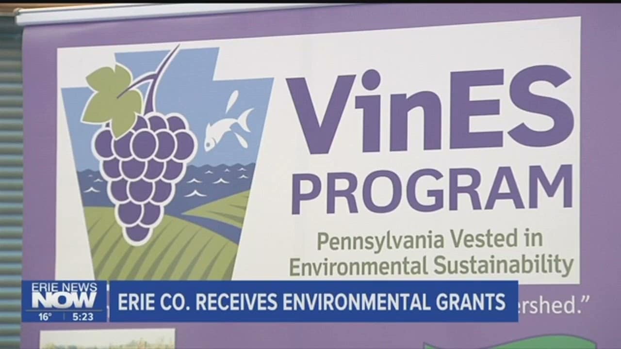 Erie Co. Receives Environmental Grants 1