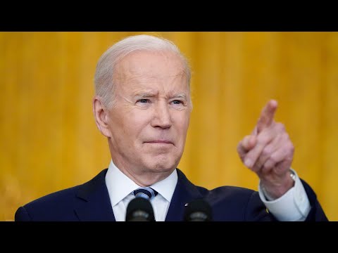 Biden takes questions after Russian invasion | "He's going to test the resolve of the West" 1