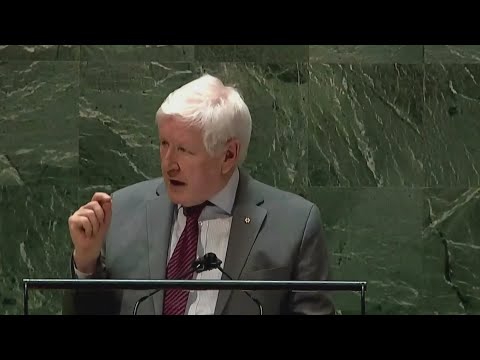 Bob Rae addresses United Nations 1