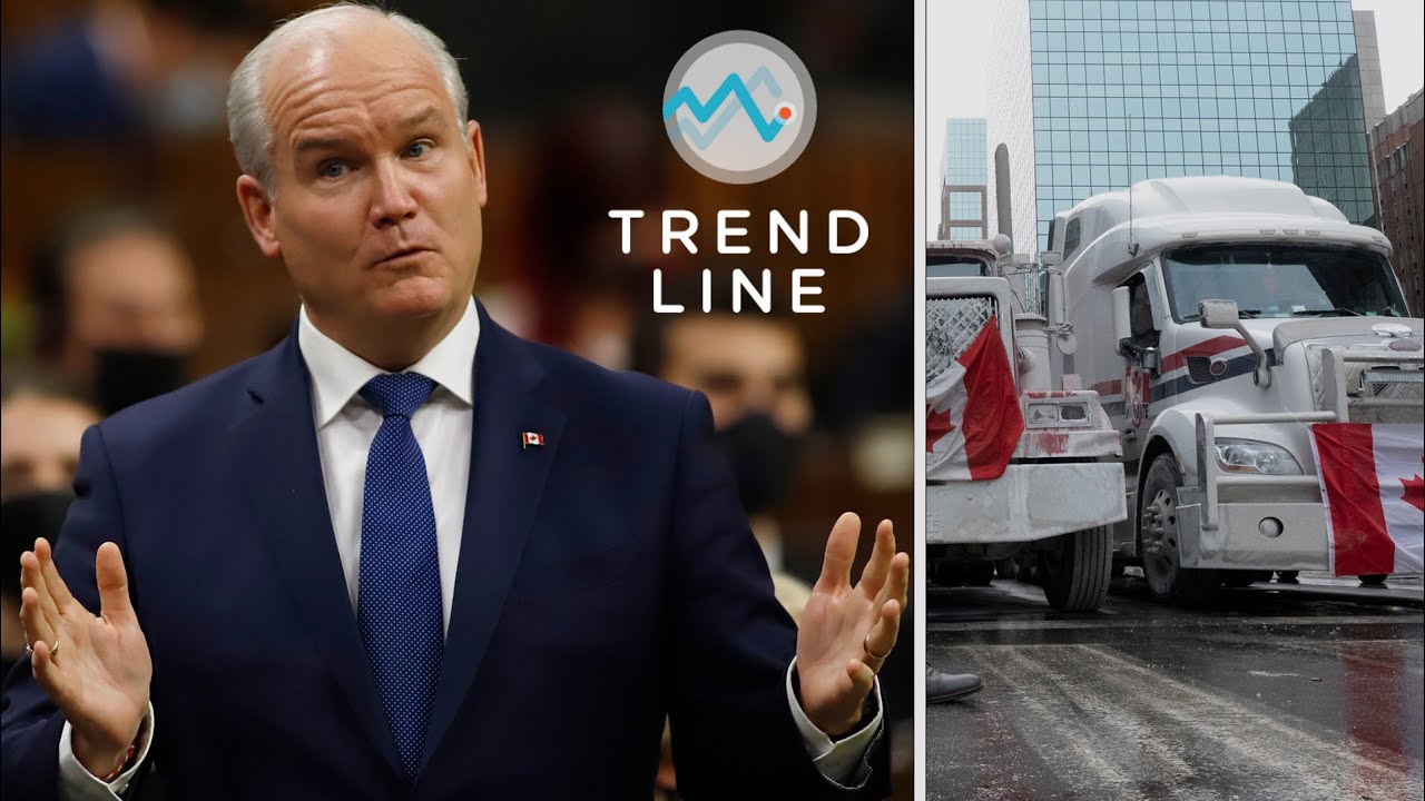 Nanos: Trucking convoy protests in Ottawa 'mobilized' CPC anger against Erin O'Toole | TREND LINE 4