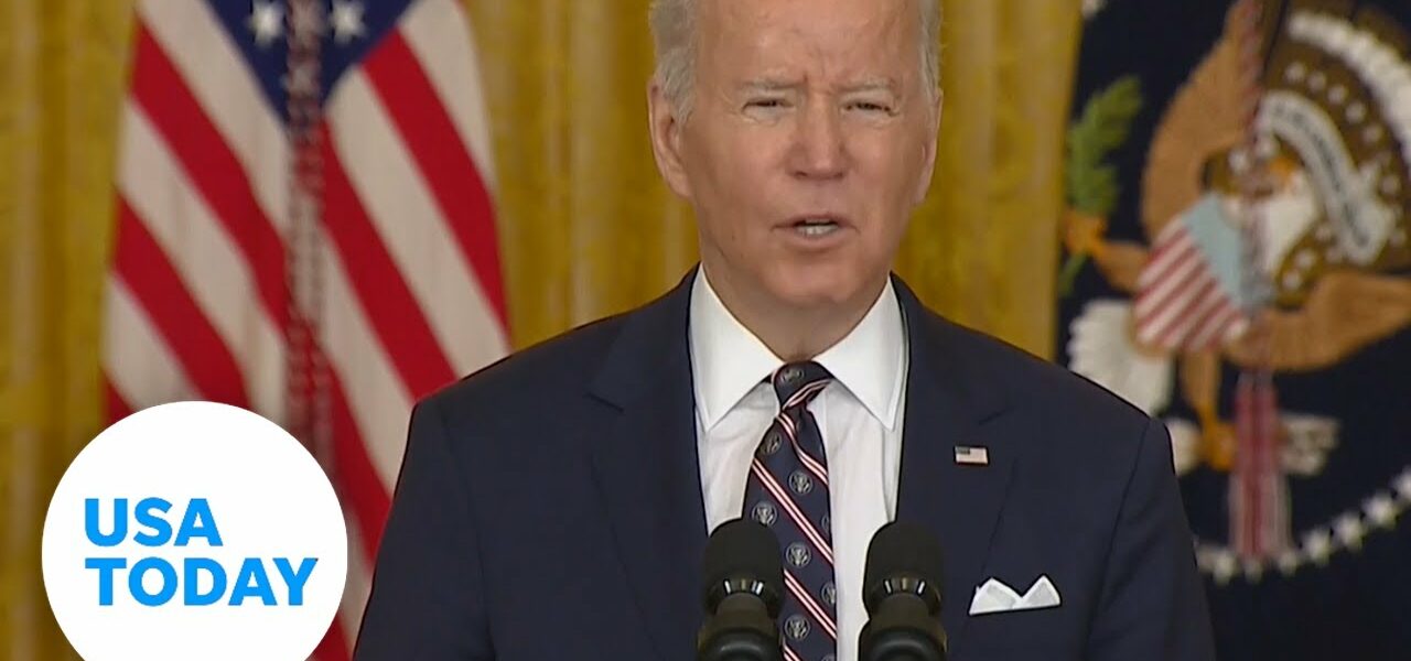 Biden announces new sanctions against Russia on Ukraine invasion | USA TODAY 1