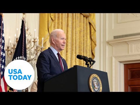 President Biden delivers remarks on new sanctions on Russia | USA Today 1