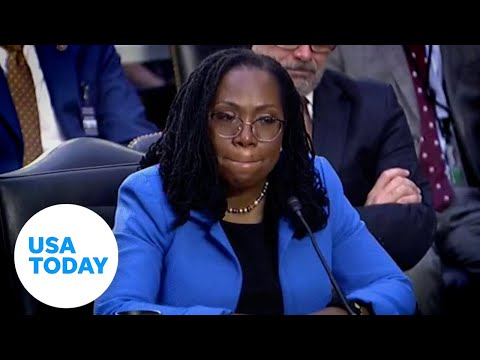 Ketanji Brown Jackson gets emotional after senator's praise | USA TODAY 1
