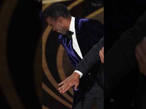 Will Smith smacks Chris Rock on stage, then wins best actor Oscar #shorts 9