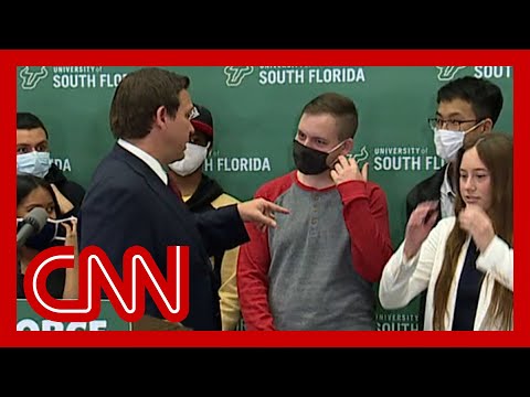 DeSantis scolds high school students over masks 1