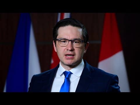 Why is Pierre Poilievre campaigning against Jean Charest? 1