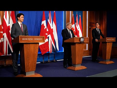 PM Justin Trudeau, Boris Johnson and Mark Rutte speak on the Russia-Ukraine crisis 9