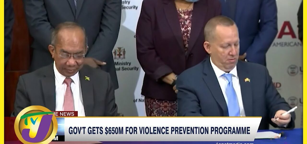 Govt Gets $650m for Violence Prevention Programme | TVJ News - Mar 5 2022 1