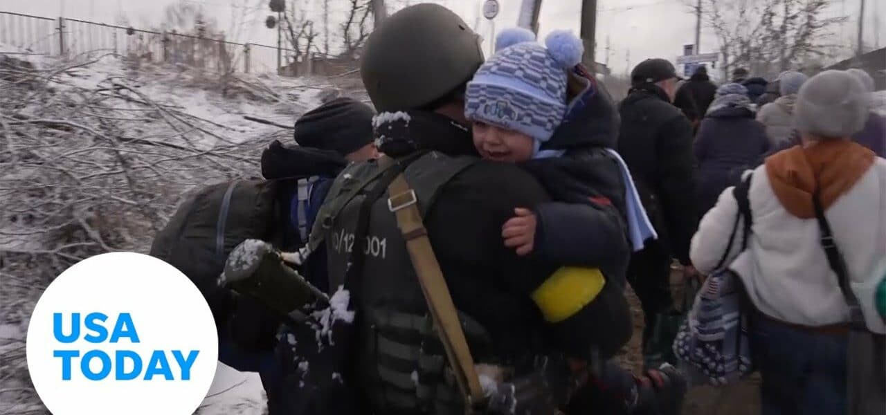 Safe corridor opens for Ukrainian refugees | USA TODAY 1