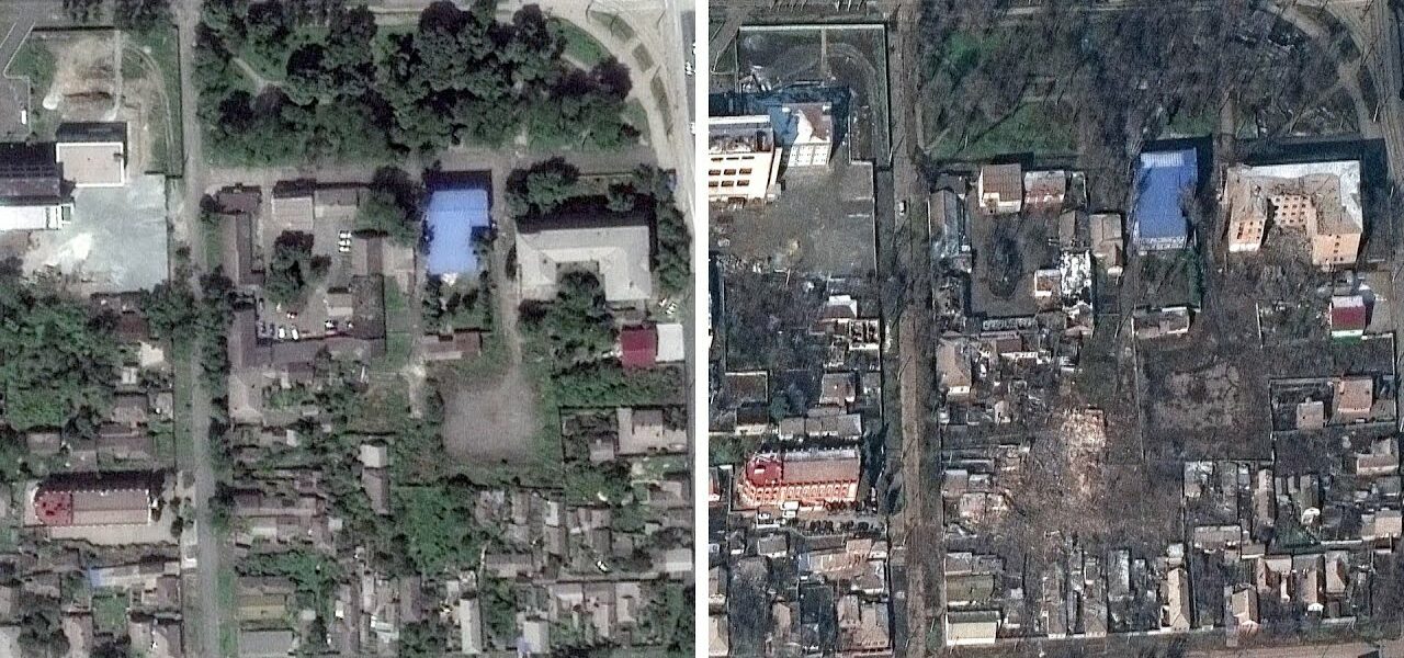 New satellite images show the devastating damage to Mariupol, Ukraine 1