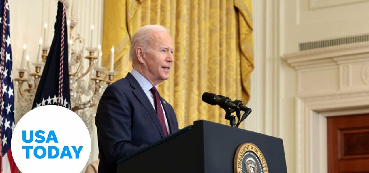 President Biden delivers remarks on new actions against Russia | USA Today 1