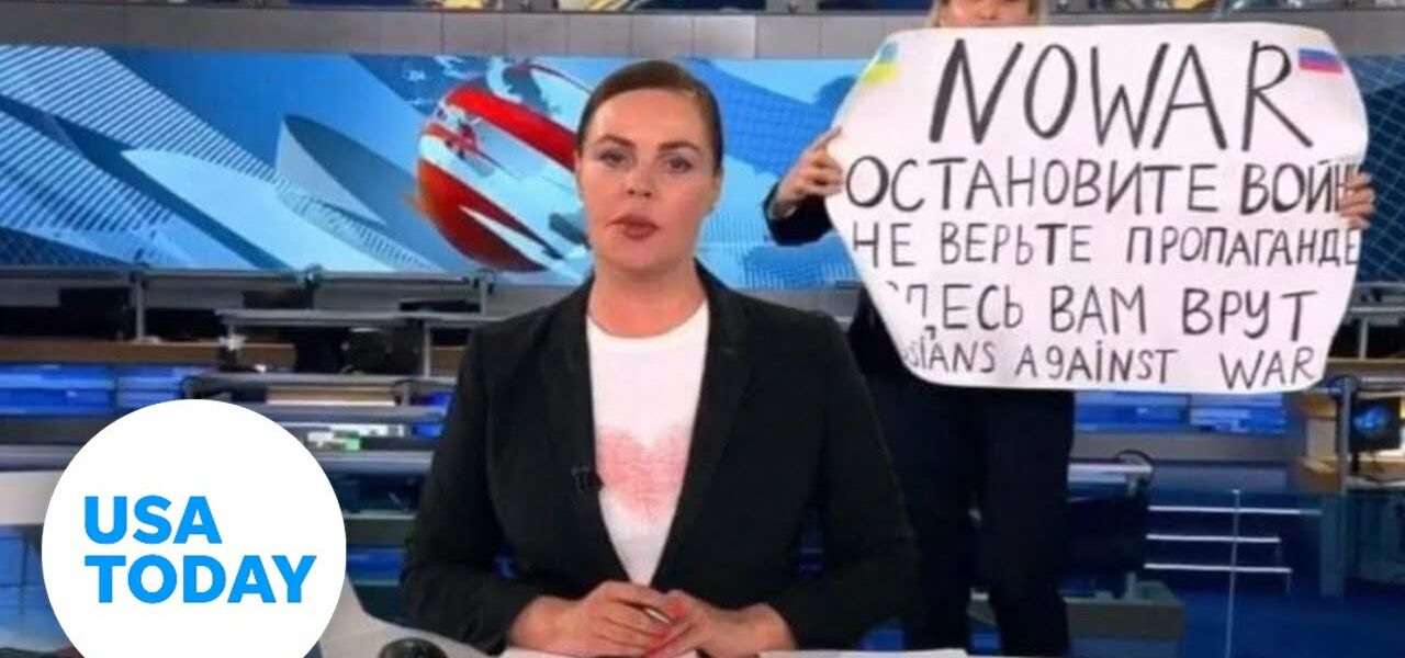 Zelenskyy praises woman for protesting Ukraine invasion on Russian TV | USA TODAY 1