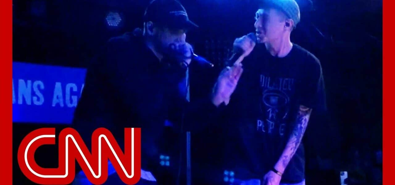 See what happened at a Russian rapper's protest concert 1