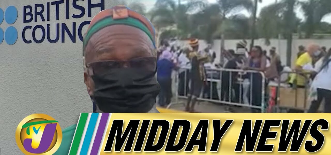 Protest at British High Commission | TVJ Midday News - Mar 22 2022 1