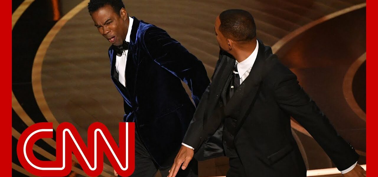 Will Smith strikes comedian Chris Rock during Oscars 1
