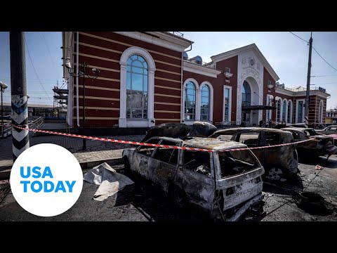 Dozens killed after train station in Kramatorsk, Ukraine hit by rocket | USA TODAY 3