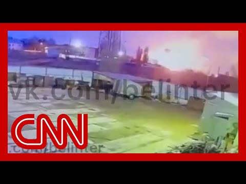 Video shows helicopters attacking fuel depot inside Russia 1