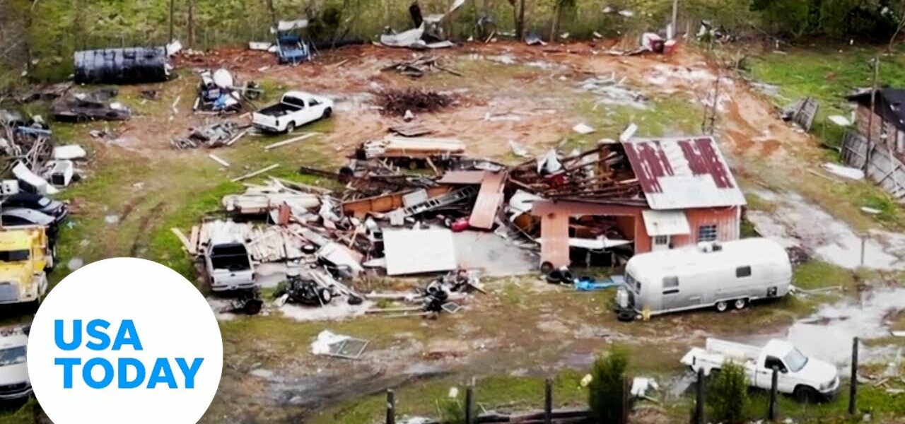 Tornadoes, deadly storms continue to pound the South | USA Today 1