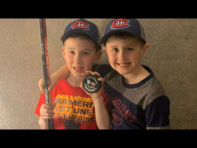 Boy gets Habs star's stick after being hit in mouth by puck 1