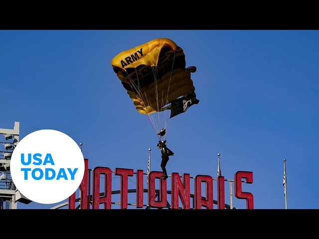 US Capitol evacuated after Army parachute demo at baseball field | USA TODAY 8