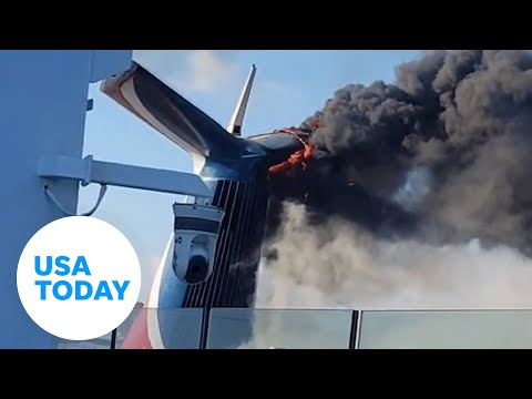 Carnival Freedom cruise ship catches fire while docked in Caribbean | USA TODAY 1