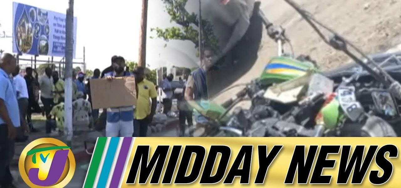 NWC Strike Day 2 | 15 Yr. Old Footballer Perishes in Crash | TVJ Midday News - May 11 2022 1