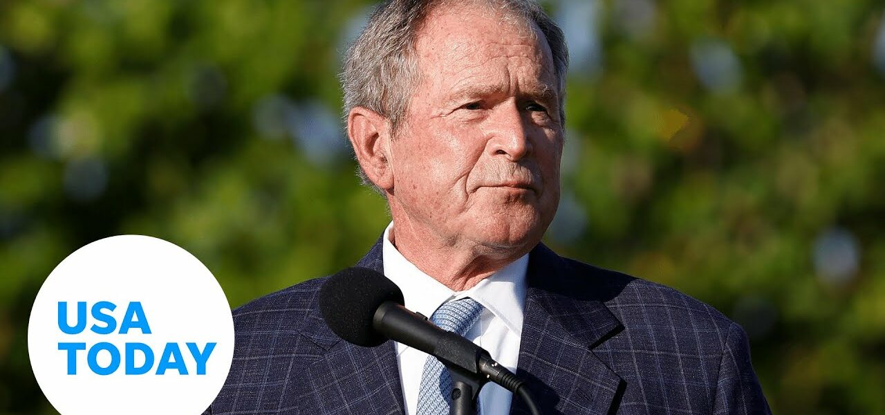 George W. Bush says Iraq invasion 'unjustified' speaking on Ukraine | USA TODAY 1