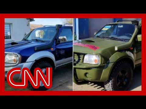 See how civilian vehicles get transformed for Ukraine battlefield 1