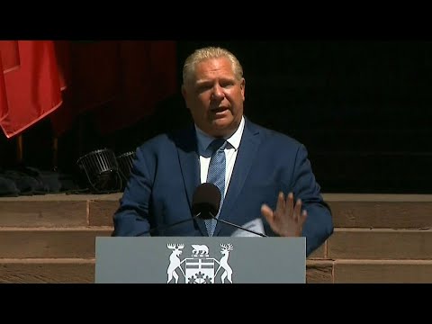 WATCH: Ont. Premier Doug Ford and his new cabinet's swearing-in ceremony 1