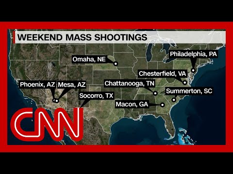 Weekend mass shootings in US leave at least a dozen dead and over 60 injured 4
