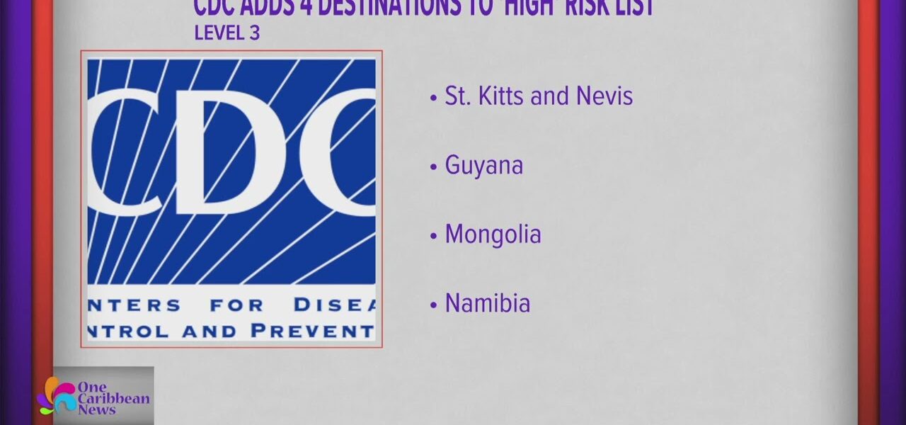 CDC Adds 4 Destinations to High Risk List 1