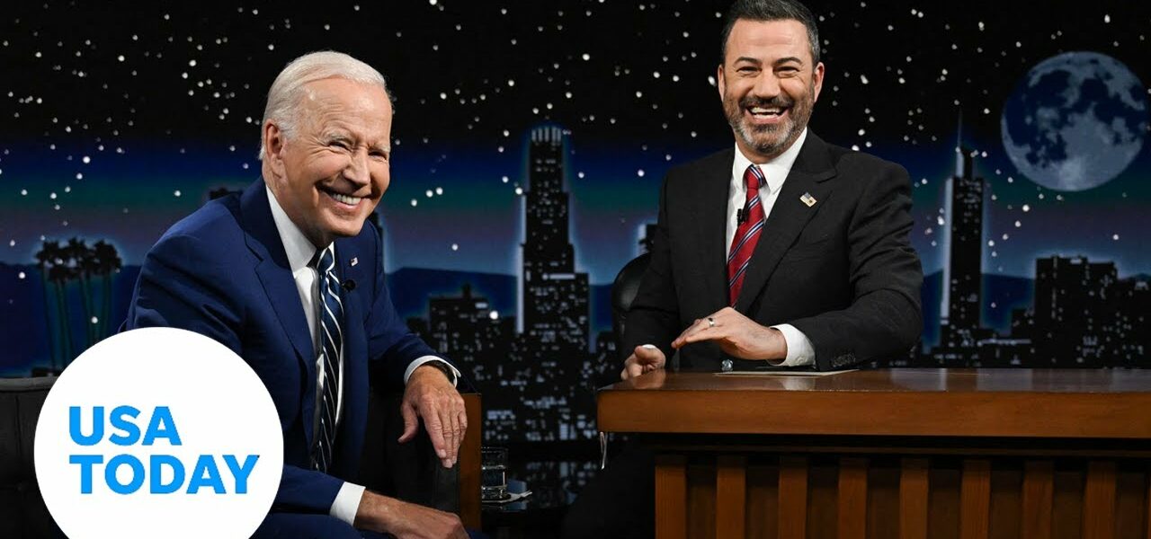Biden talks gun reform during 'Jimmy Kimmel Live!' appearance | USA TODAY 1