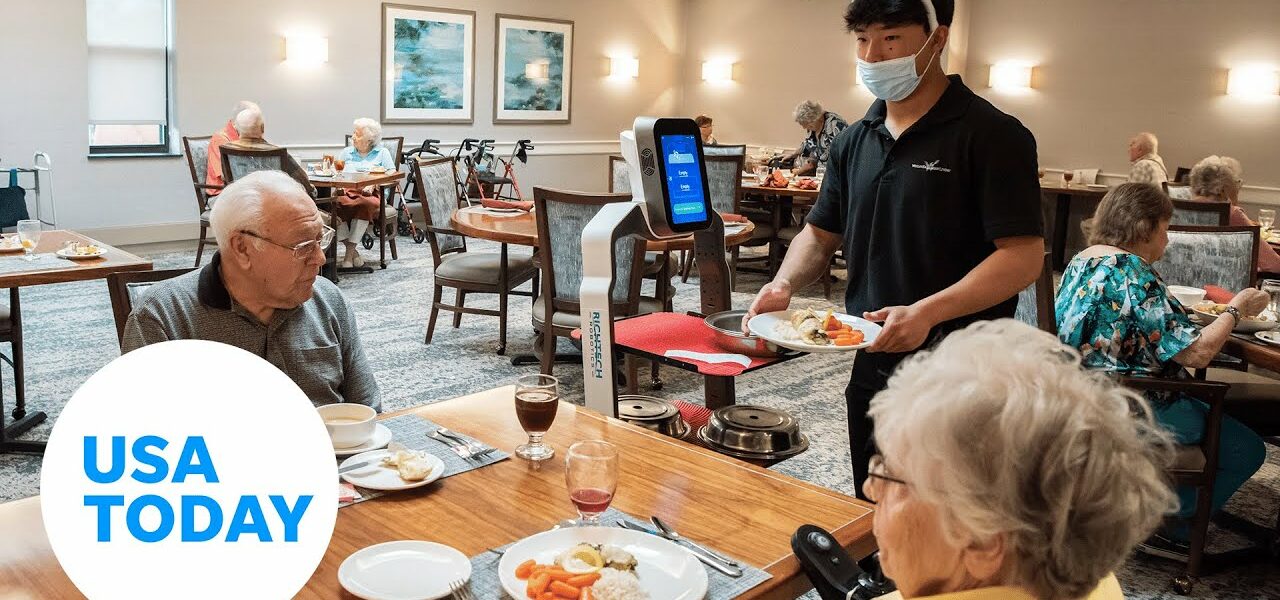Robots serve up high-tech dining experience in Pennsylvania nursing home | USA TODAY 1