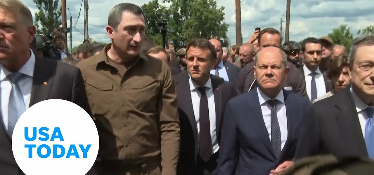 Zelenskyy meets with European leaders in Kyiv | USA TODAY 8