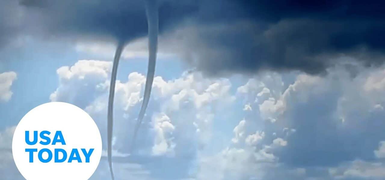 Incredible video shows three waterspouts churning off Alabama coast | USA TODAY 1