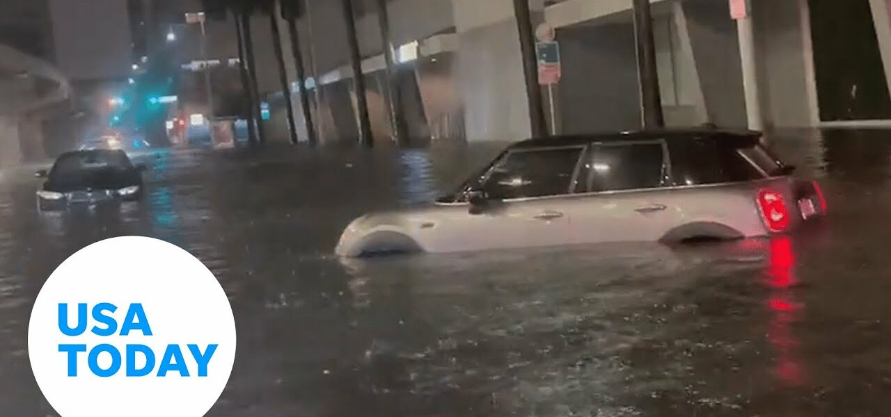 Tropical storm causes flash flooding in Miami | USA TODAY 1