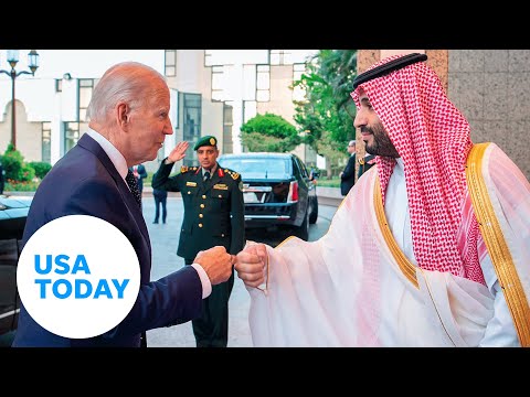 Joe Biden fist bumps Saudi Crown Prince | USA TODAY #Shorts 1