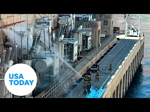 Electrical transformer explodes, startles visitors at Hoover Dam | USA TODAY 4
