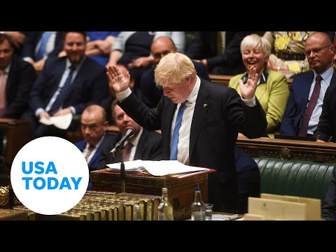 'Hasta la vista, baby': Boris Johnson resigns | USA TODAY #Shorts 1