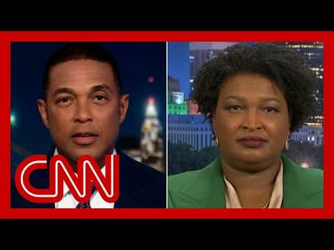 See Stacey Abrams' response when asked about Biden's low approval 1