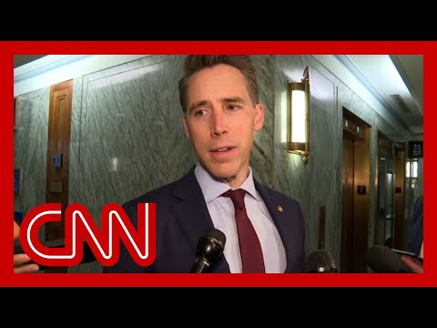 Hear Hawley's reaction to Jan. 6 panel's video of him fleeing Capitol 1