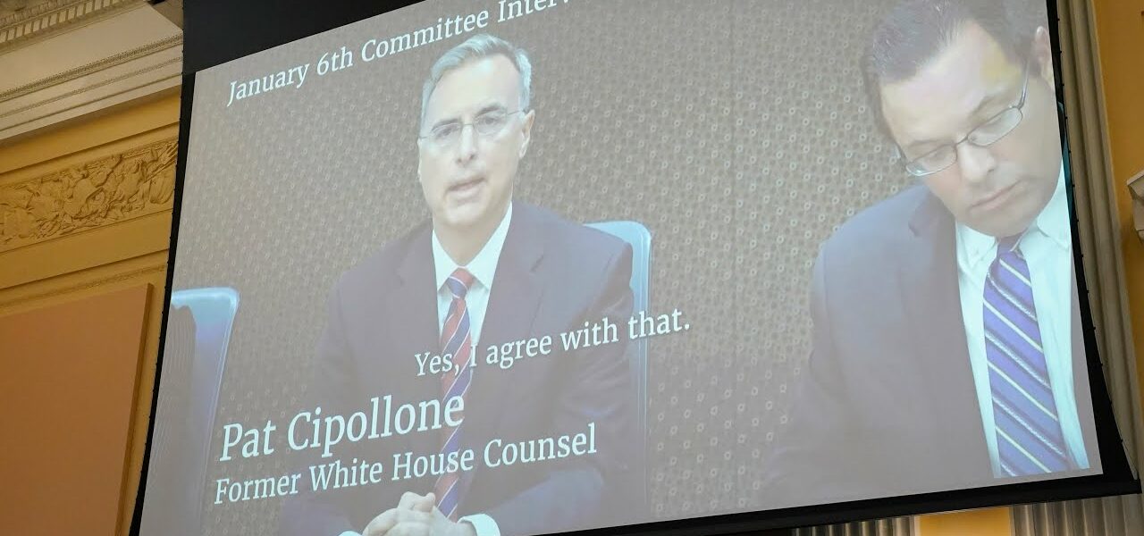Jan. 6 hearing: Trump, aides clashed in 'unhinged' White House meetings | Pat Cipollone testimony 6