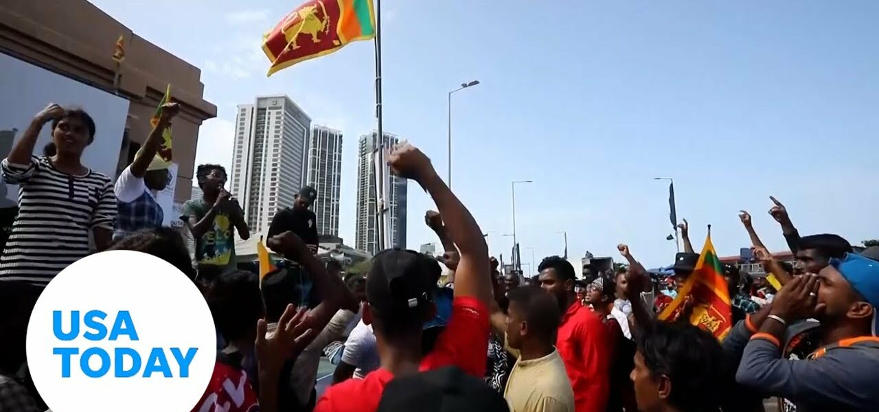 Protesters storm Sri Lanka's PM's office after president flees | USA TODAY 1