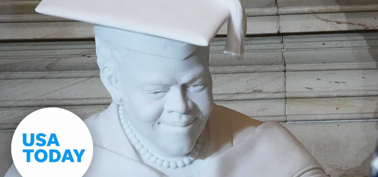 Mary McLeod Bethune statue placed at US Capitol | USA TODAY 1