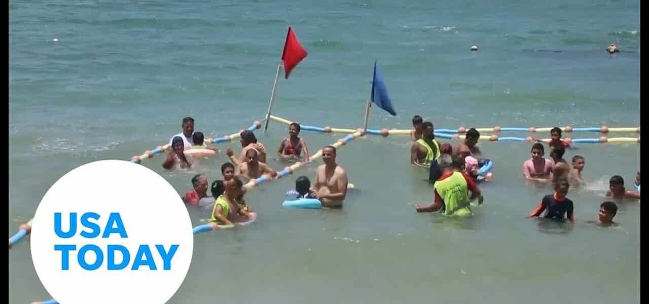 Egyptian city allocates beach spot for visually impaired and blind people | USA TODAY 1