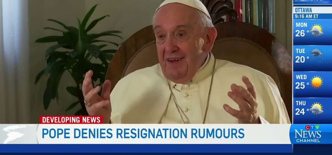 Pope Francis says he isn't resigning, dismisses rumors of cancer diagnosis 2