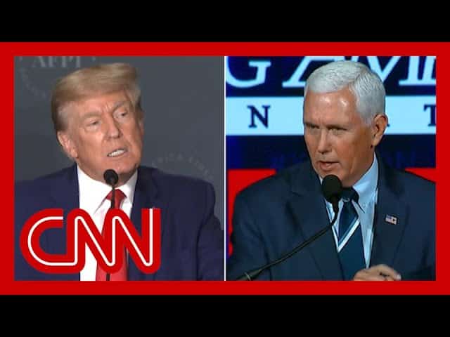 These were Trump's and Pence’s dueling DC speeches 1
