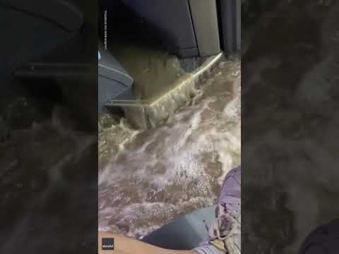 Paris streets flood after torrential rainfall | USA TODAY #Shorts 2