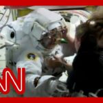 NASA halts spacewalks after water leaked into astronaut's helmet 5
