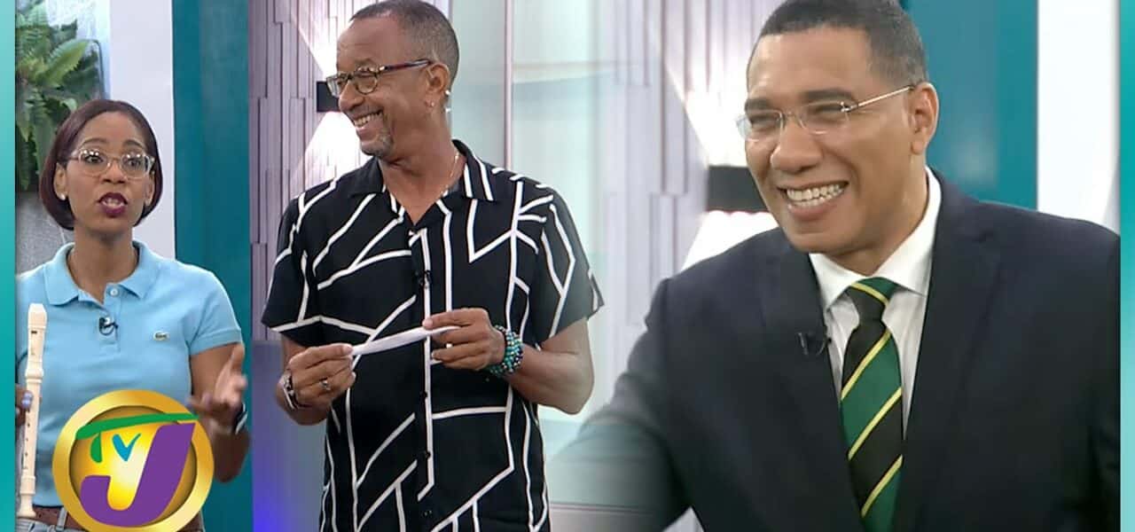 PM Andrew Holness Can You Play Di Music | TVJ Smile Jamaica 5